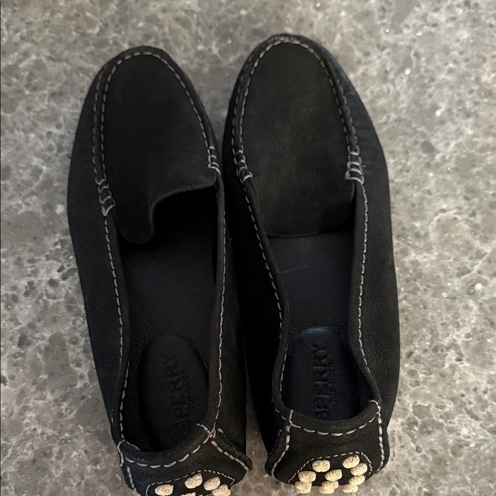 Sperry women’s Black Slip-On Loafers